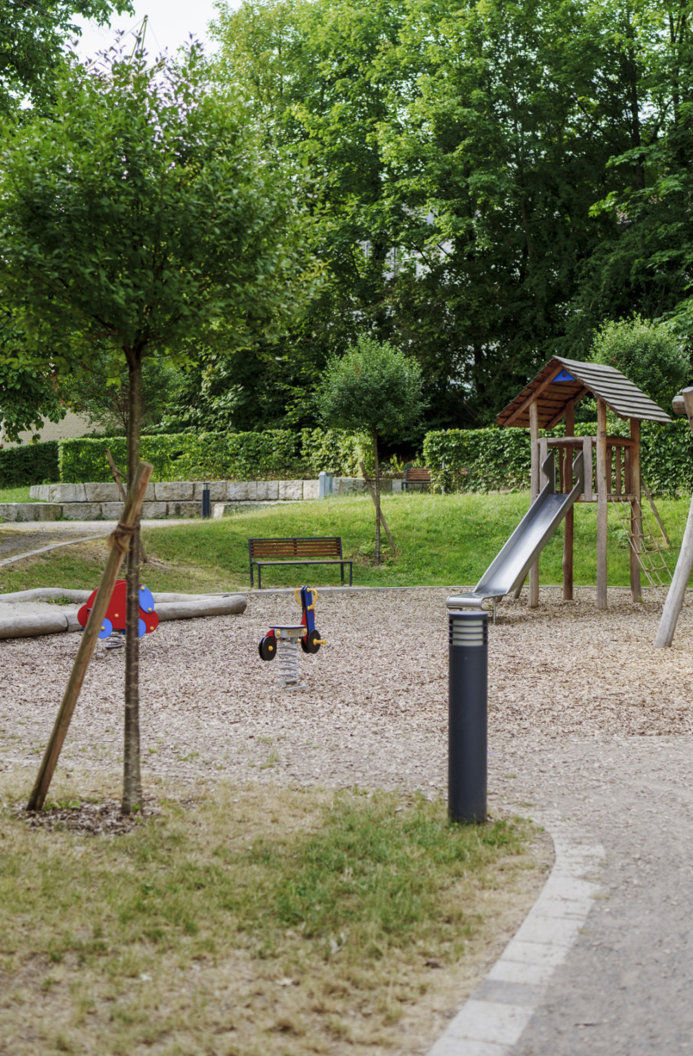 Ein neu angelegter Spielplatz in Lahr – Afög Ortenau